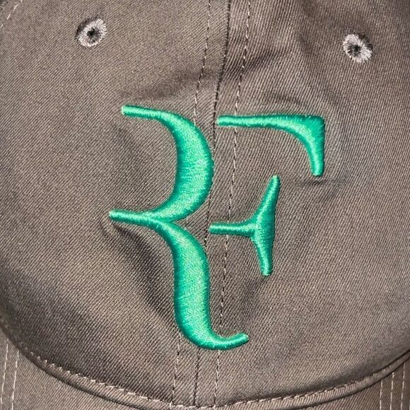 Nike Dri Fit Roger Federer RF Legacy 91 Tennis Cap Brown Green Adjustable Hat - Picture 6 of 6